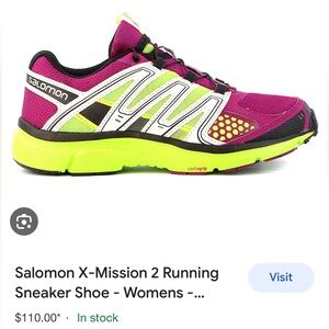 SALOMON X-Mission 2 Trail Running Sneaker, NEW, never worn, women’s sz 8.5